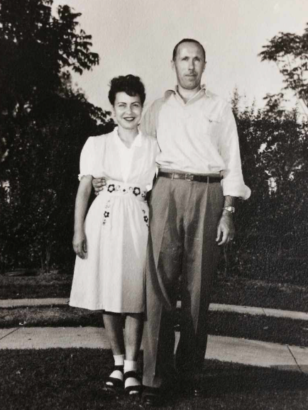 Grandma Deucher and her husband — the origin of our family recipe